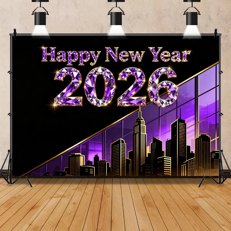 Happy New Year's banner 2026!