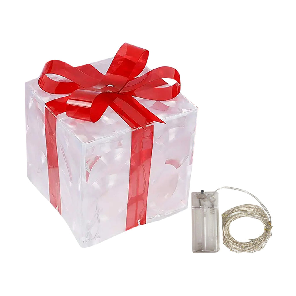 Christmas Glowing Gift Box Decorations