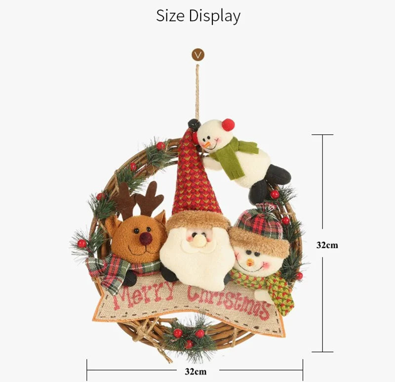Christmas Santa Claus Hangers – Festive Hanging Decorations for Tree, Wall, Door & Home