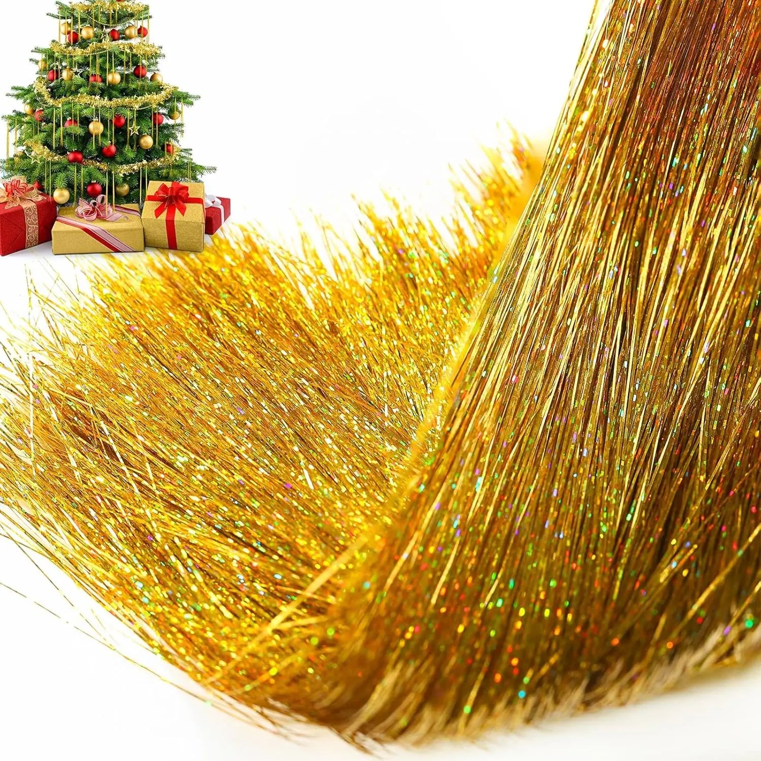 3000 Strands Christmas Tinsel Icicles