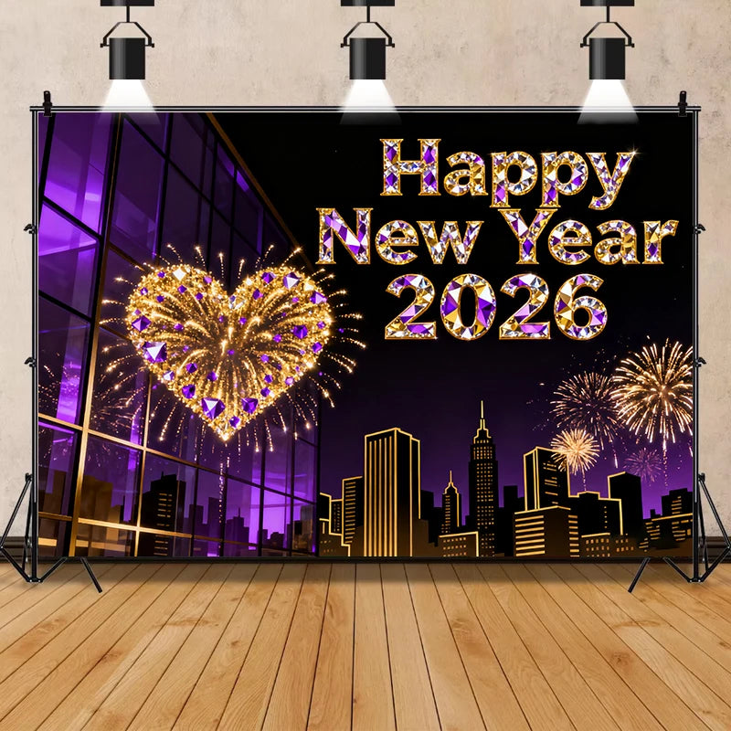 Happy New Year's banner 2026!