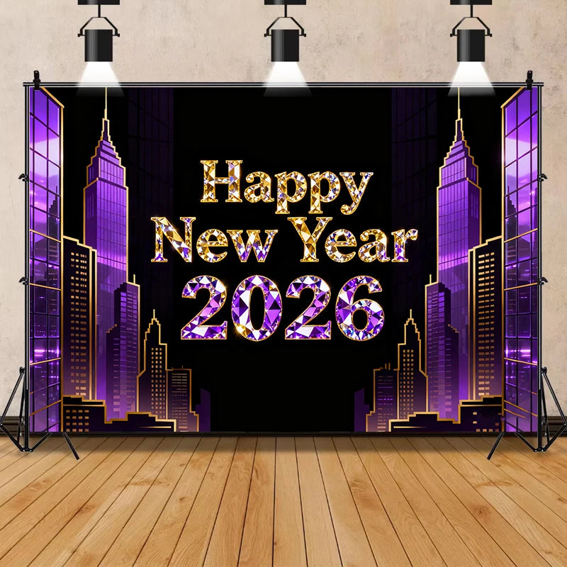 Happy New Year's banner 2026!