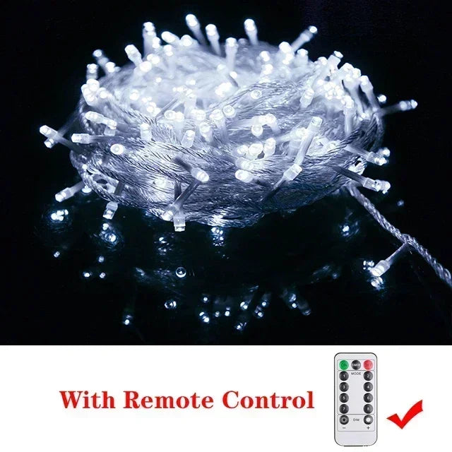 Outdoor String Lights – Weatherproof Fairy Curtain Lights !