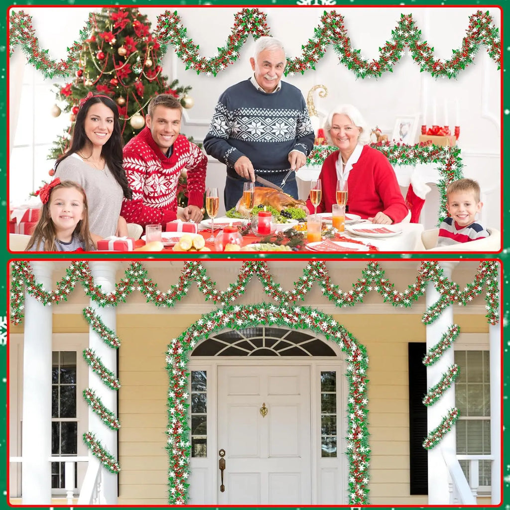 2M Christmas Tinsel Garland – 19 Color