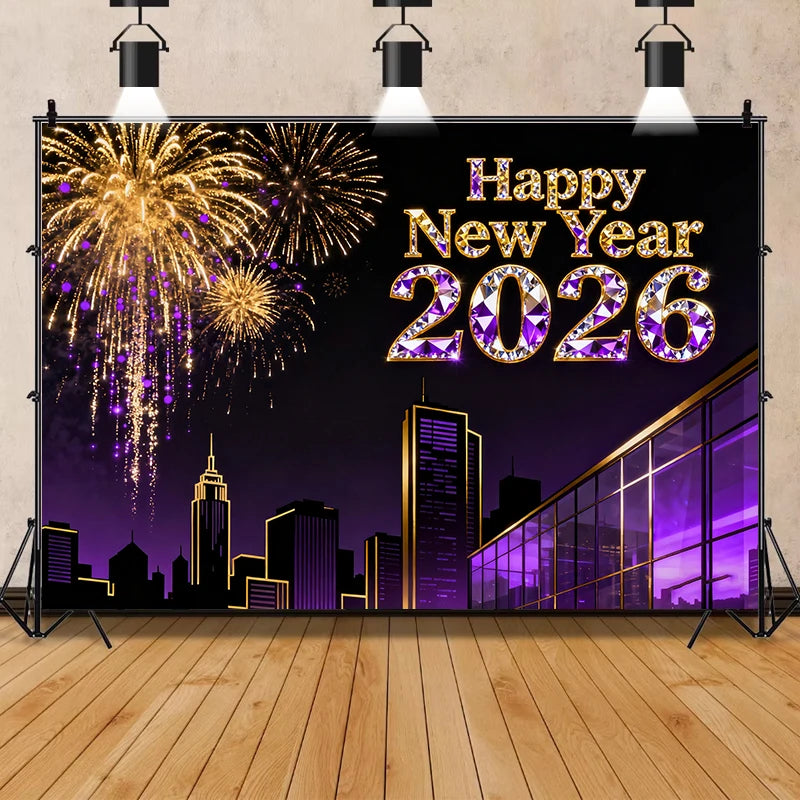 Happy New Year's banner 2026!