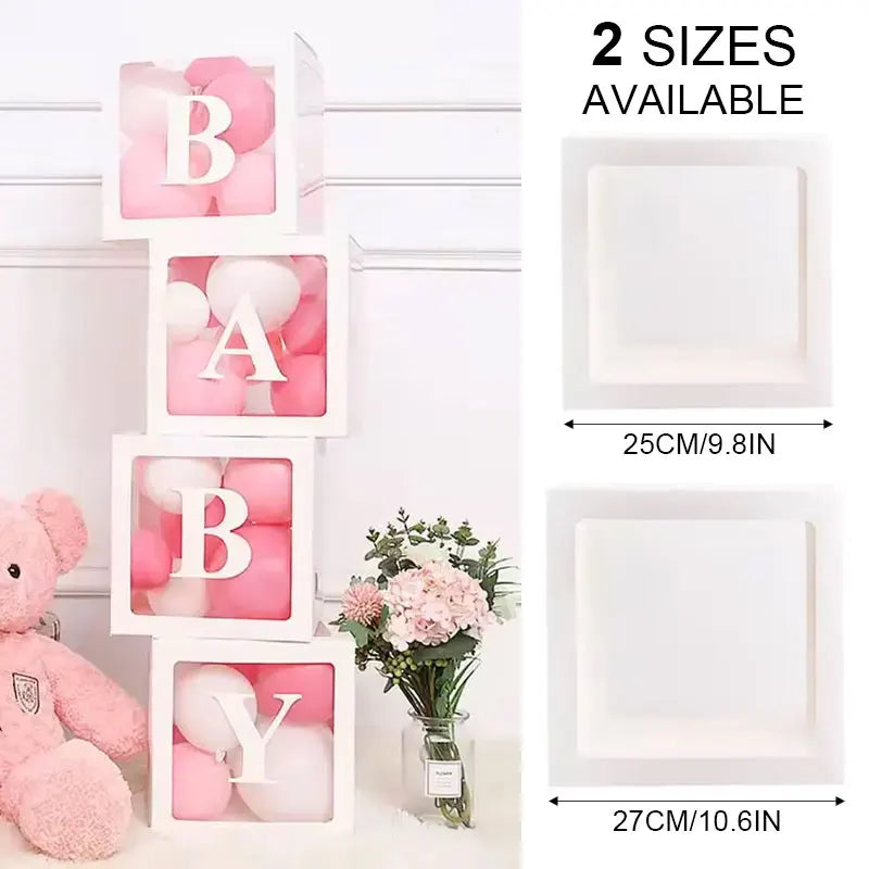 Baby balloon boxes