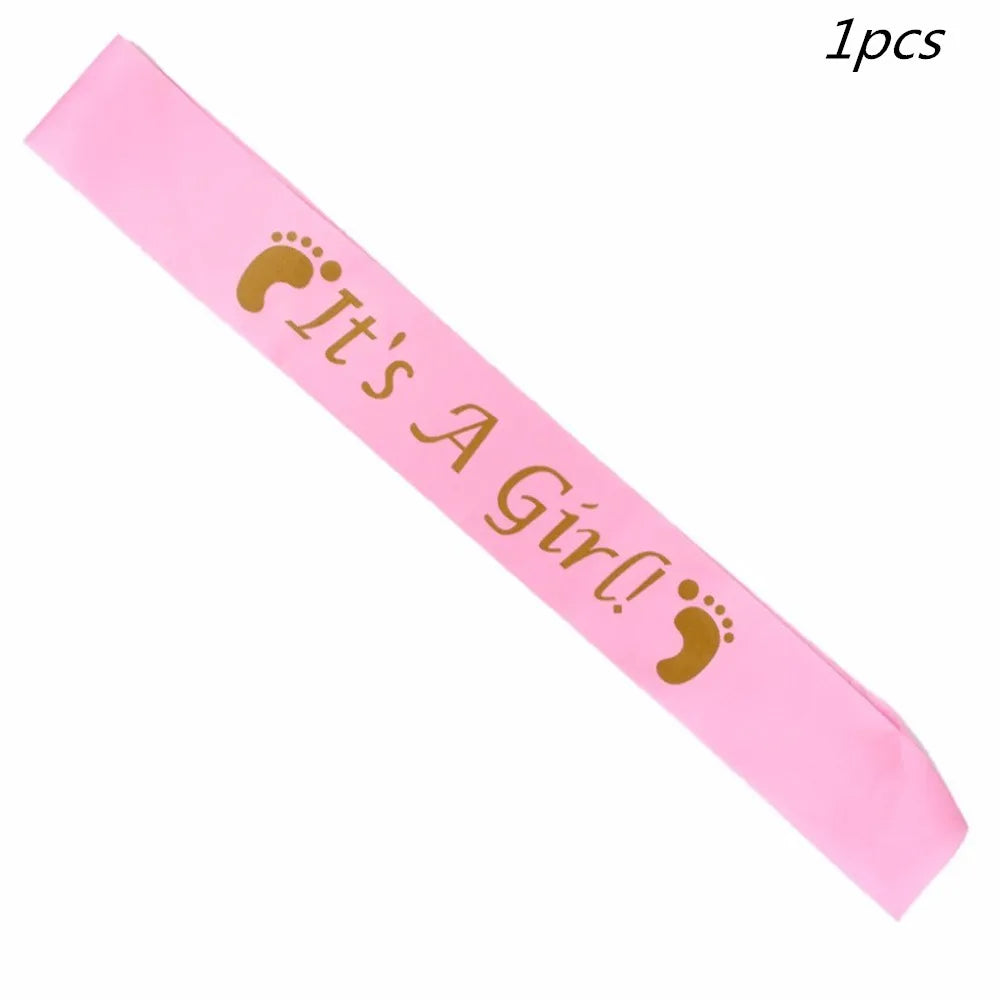 Gender Reveal Party Tableware Set – Boy or Girl Disposable Plates, Napkins & Tablecloths for Baby Shower Decorations