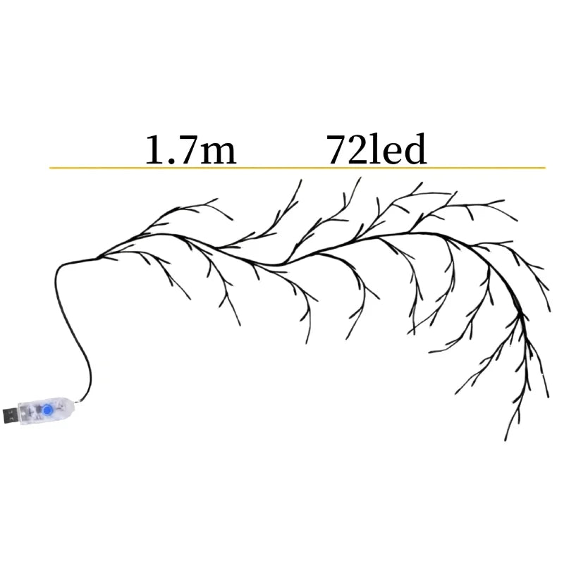 LED Bendable Willow Vine Lights