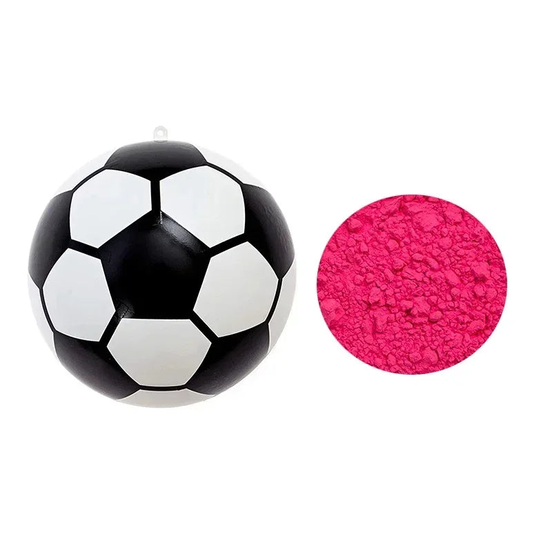 Gender Reveal Soccer Ball Bleu-Pink