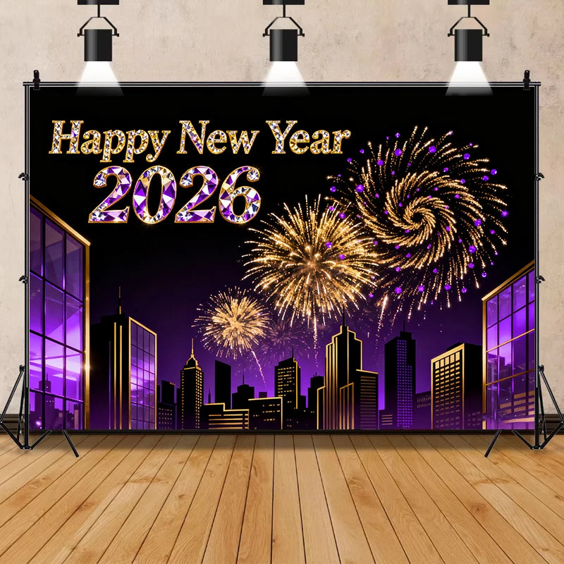 Happy New Year's banner 2026!