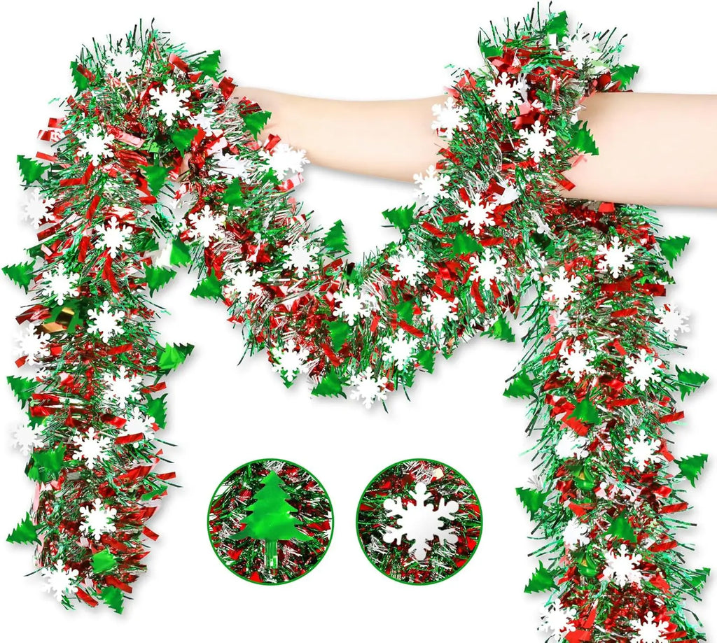 2M Christmas Tinsel Garland – 19 Color