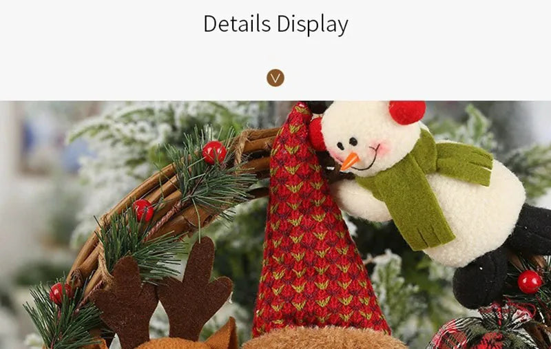 Christmas Santa Claus Hangers – Festive Hanging Decorations for Tree, Wall, Door & Home