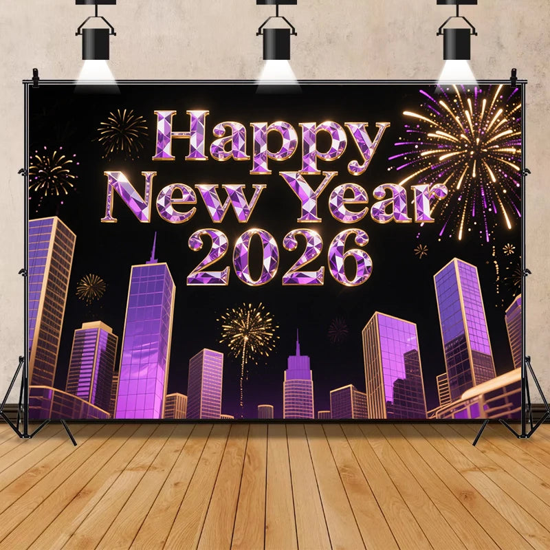 Happy New Year's banner 2026!