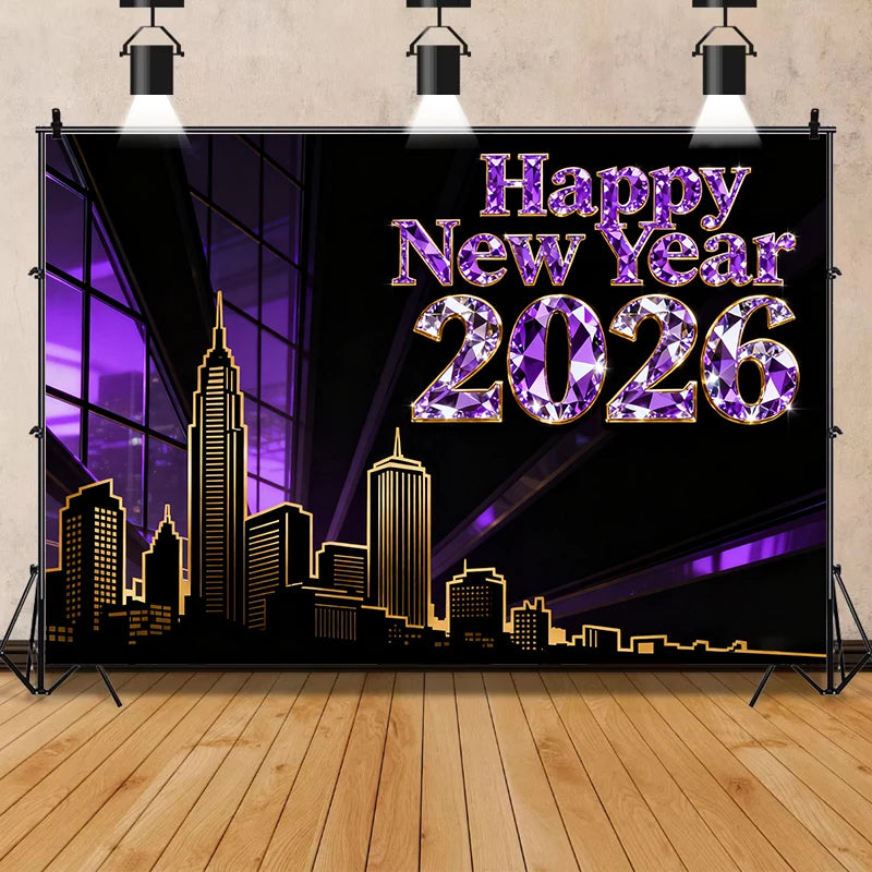Happy New Year's banner 2026!