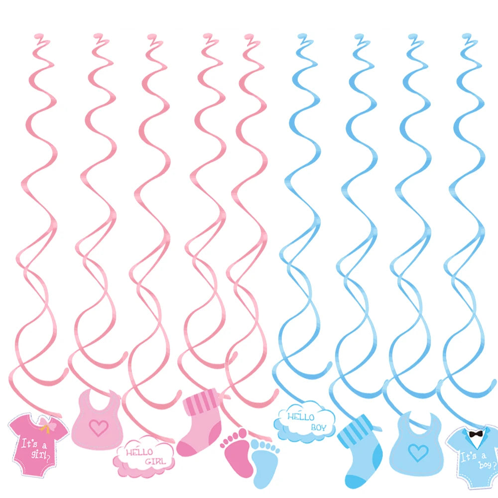 Gender Reveal Party Tableware Set – Boy or Girl Disposable Plates, Napkins & Tablecloths for Baby Shower Decorations