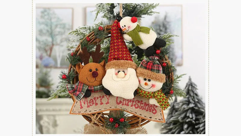 Christmas Santa Claus Hangers – Festive Hanging Decorations for Tree, Wall, Door & Home